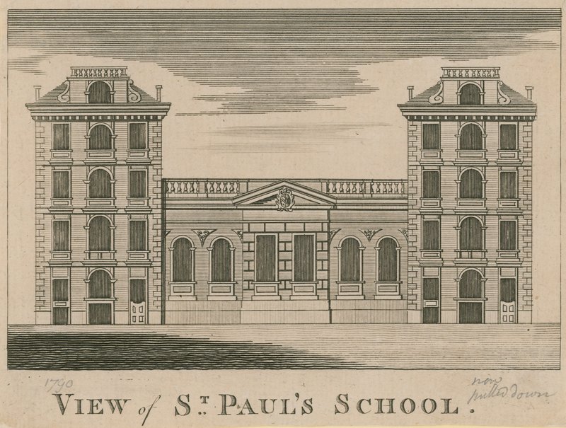 Utsikt over St Pauls School av English School