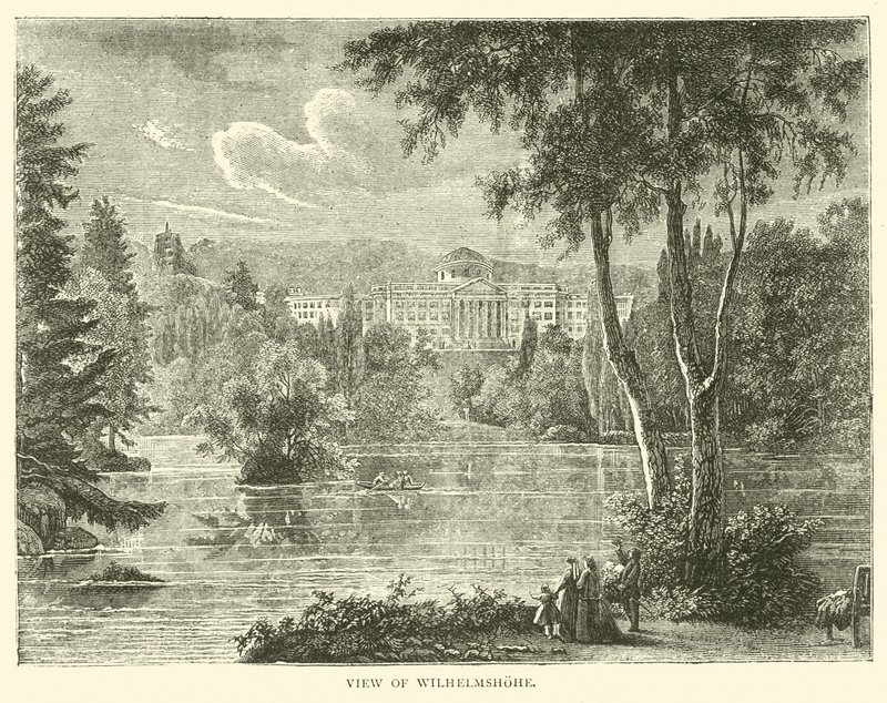 Utsikt over Wilhelmshohe, september 1870 av English School