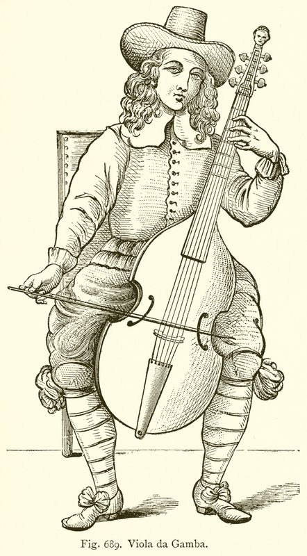 Viola da Gamba av English School