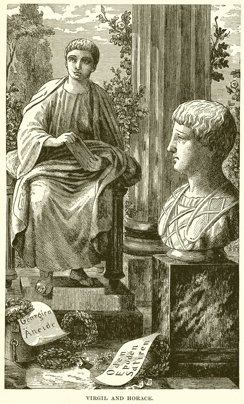 Virgil og Horace av English School