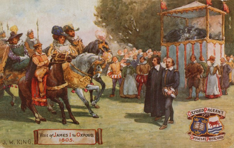 Besøk av James I til Oxford, 1605 av English School