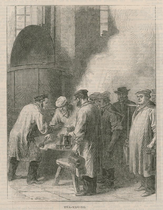 Besøk til Greenwich Hospital; Te-laging av English School