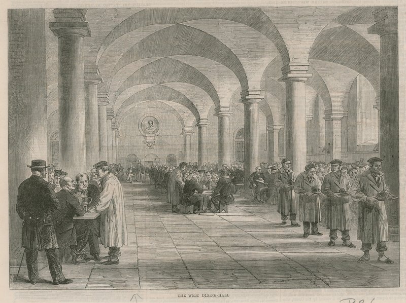 Besøk til Greenwich Hospital; Den vestre spisesalen av English School