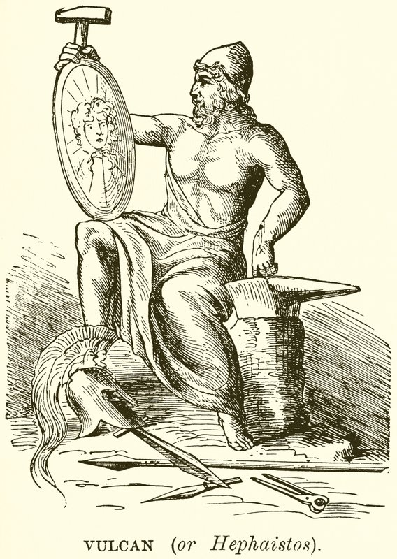 Vulcan (eller Hephaistos) av English School