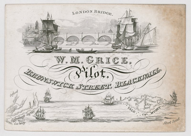 W M Grace, Pilot, byttekort av English School