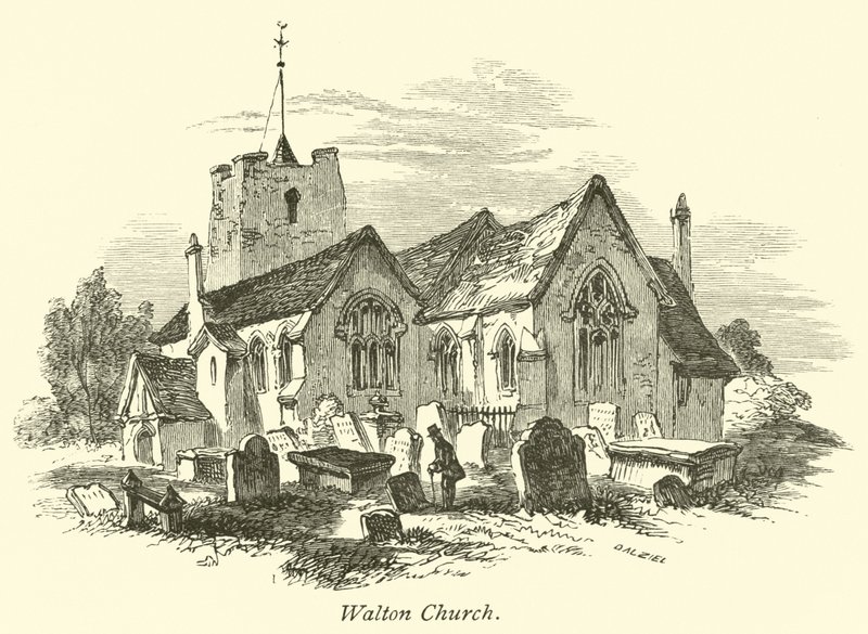 Walton kirke av English School