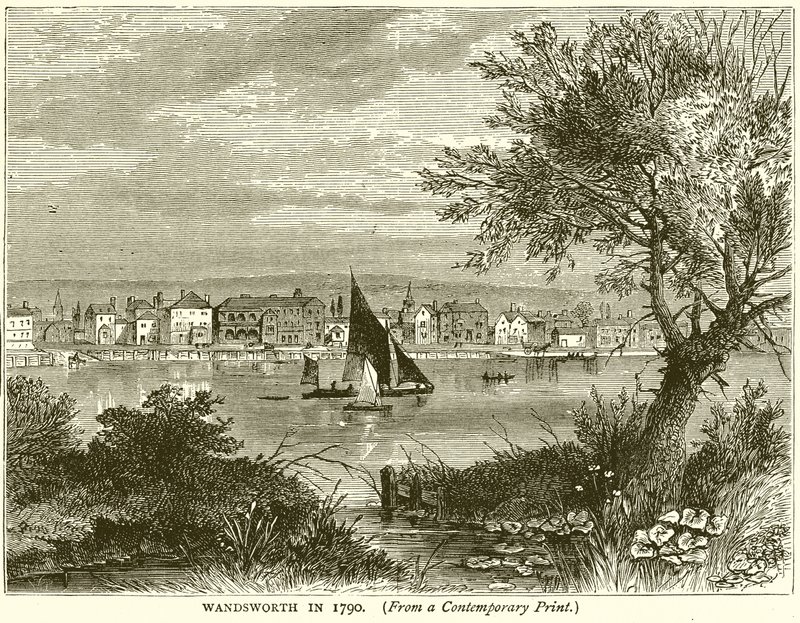 Wandsworth i 1790 av English School