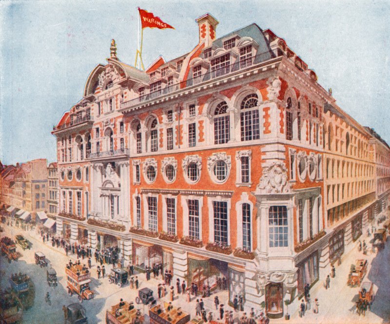 Waring og Gillow i Oxford Street av English School