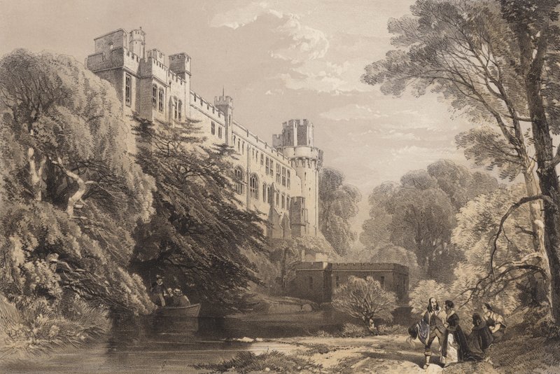 Warwick Castle, Warwickshire av English School