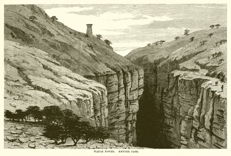Vakttårnet. Khyber Pass av English School