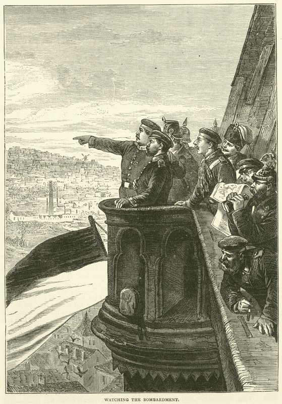 Ser på bombardementet, desember 1870 av English School