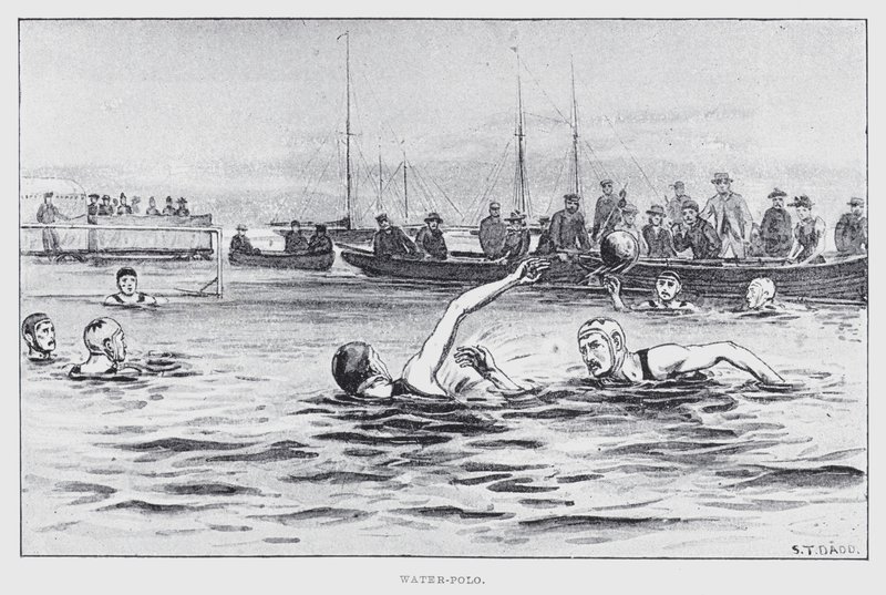 Vannpolo (litho) av English School