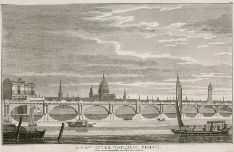 Waterloo Bridge, London av English School