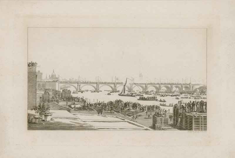 Waterloo Bridge, London av English School