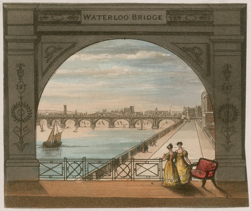 Waterloo Bridge, London av English School