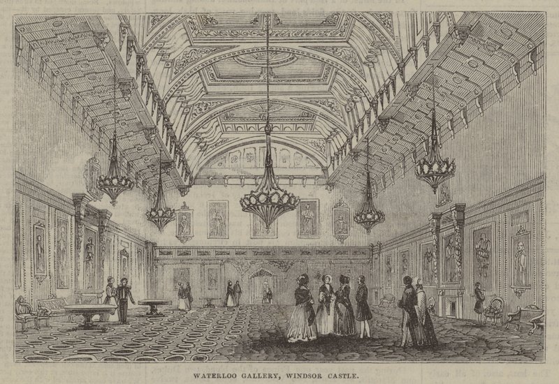 Waterloo Gallery, Windsor Castle av English School