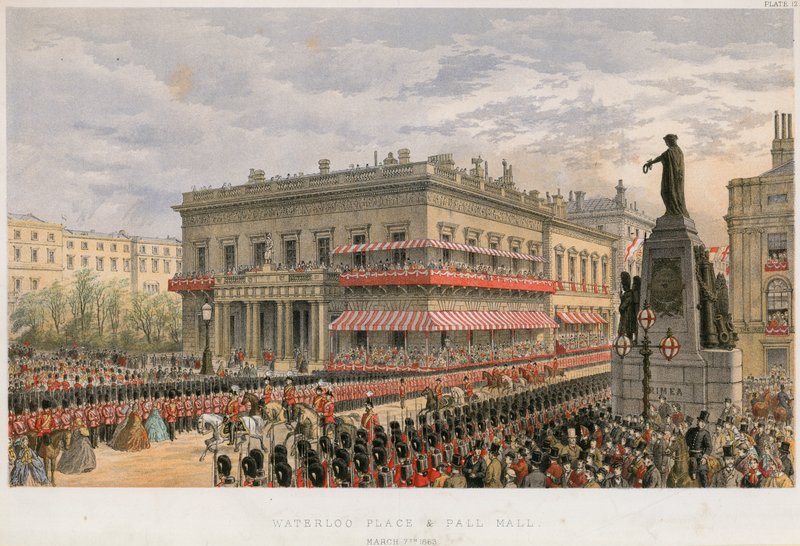 Waterloo Place og Pall Mall av English School