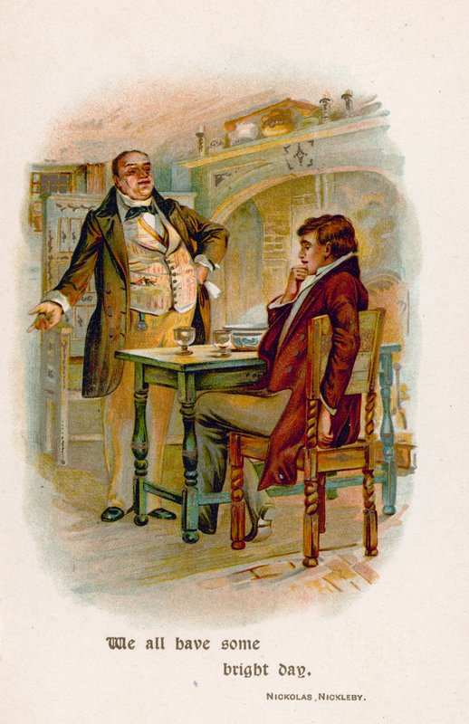 Vi har alle en lys dag. Nicholas Nickleby av English School