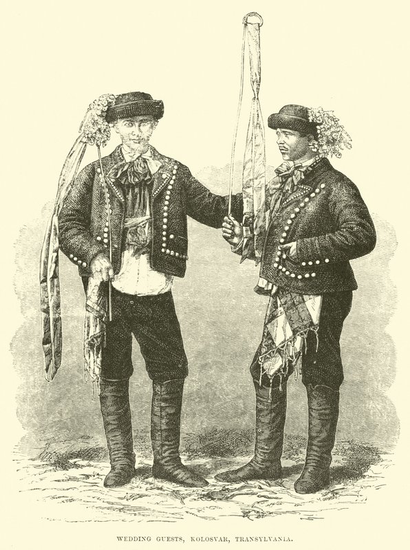 Bryllupsgjester, Kolosvar, Transylvania av English School
