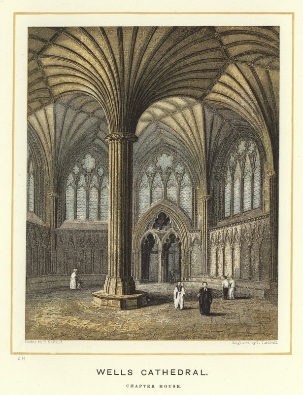 Wells Cathedral, kapittelhus av English School