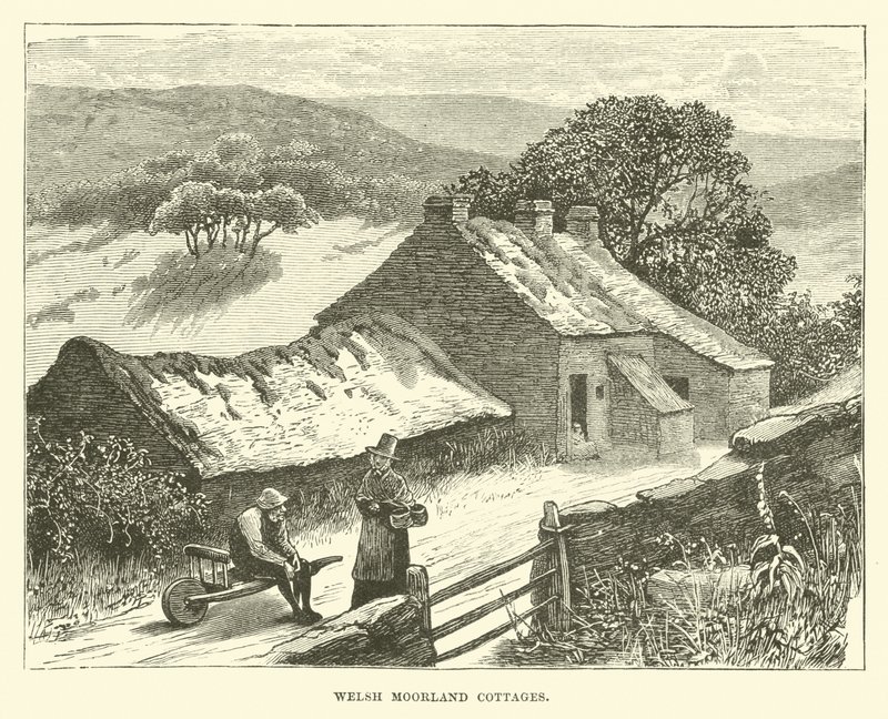 Welsh Moorland hytter av English School
