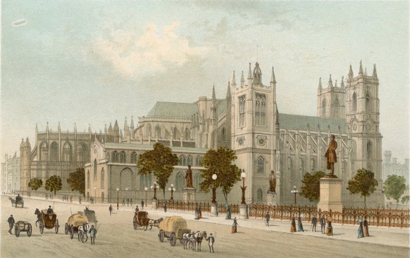 Westminster Abbey av English School