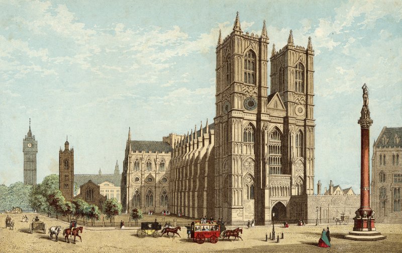 Westminster Abbey, London av English School