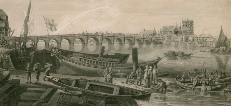 Westminster Bridge, London av English School