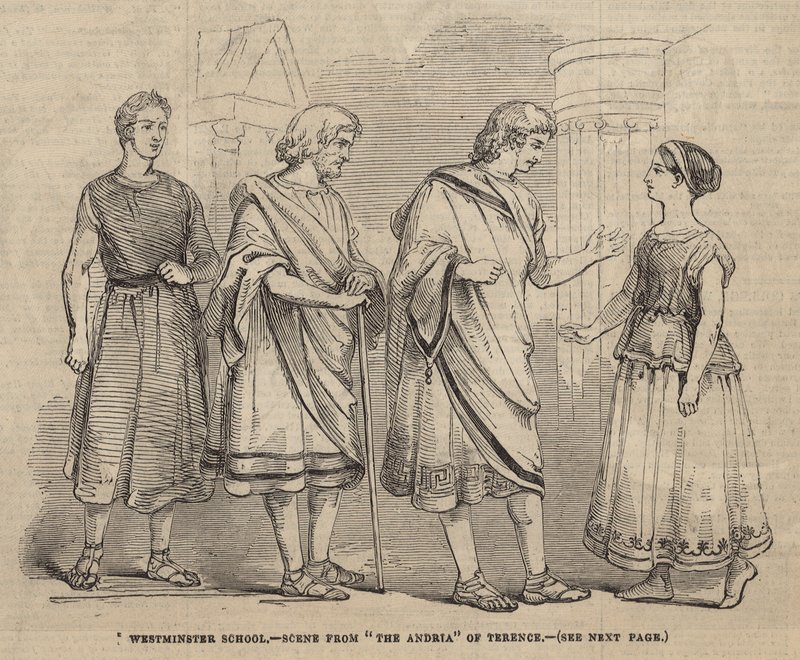 Westminster School - scene fra The Andria of Terence av English School