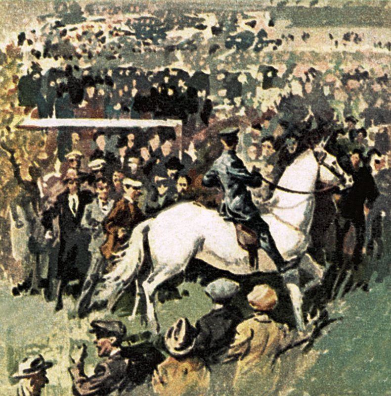 White Horse i cupfinalen i 1923 på Wembley av English School