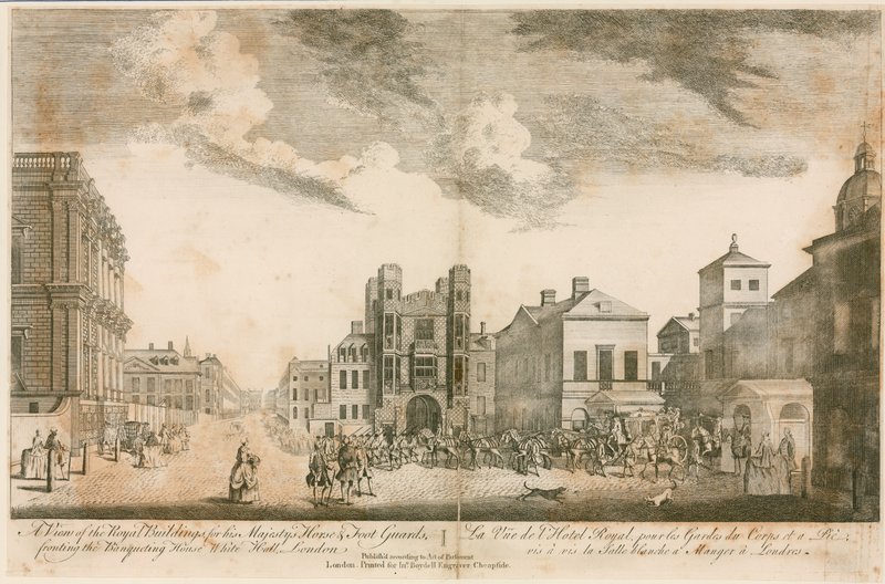 Whitehall. Rundt 1755 av English School