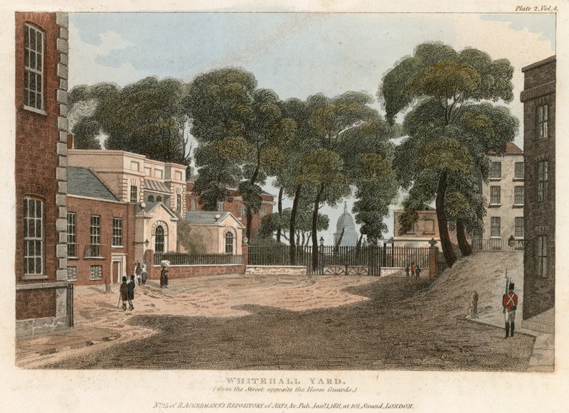 Whitehall Court or Yard, Vanbrugh House, revet 1898 av English School