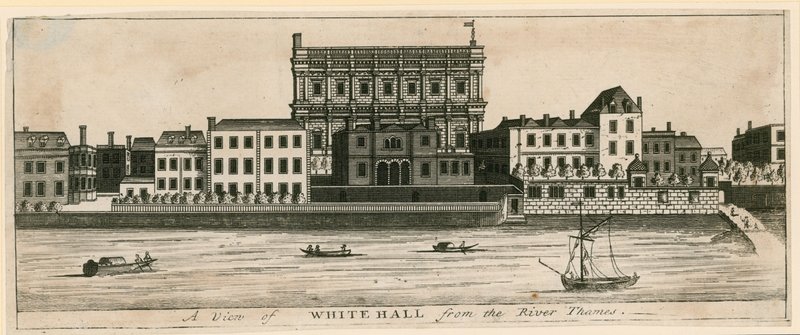 Whitehall fra Themsen av English School