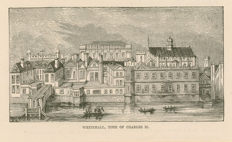 Whitehall fra Themsen av English School