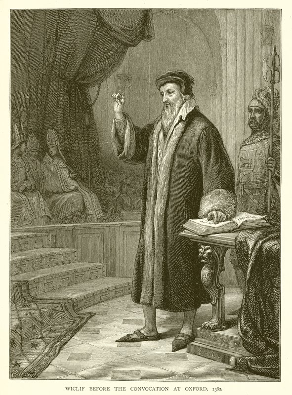 Wiclif før konvokasjonen i Oxford, 1382 av English School