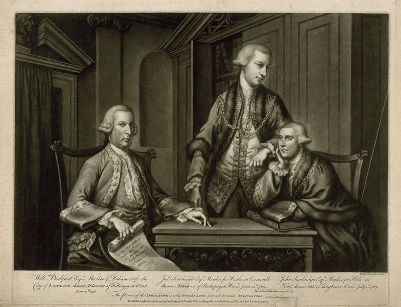 William Beckford, James Townsend og John Sawbridge av English School