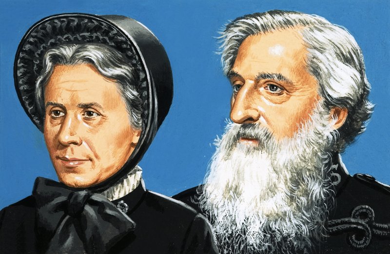 William Booth og kona Catherine av English School