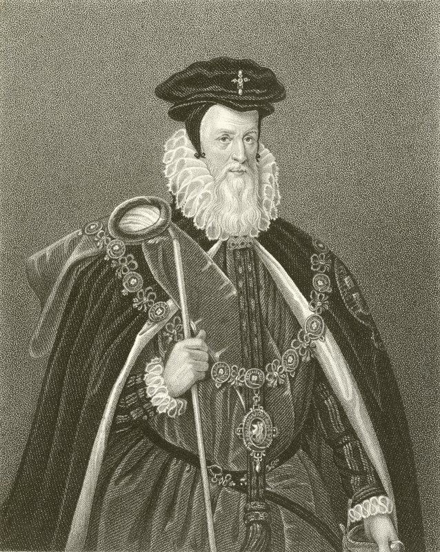 William Cecil, Lord Burghley av English School