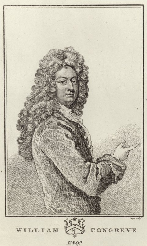 William Congreve av English School