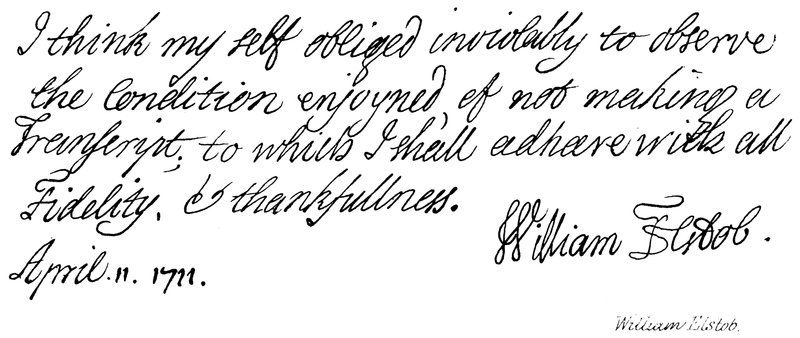 William Elstob av English School