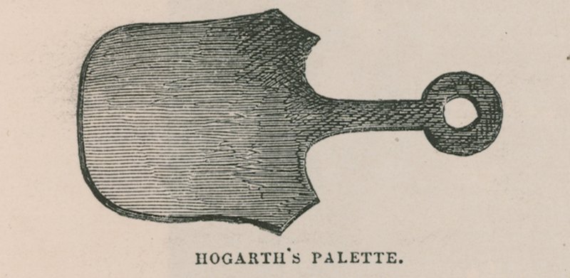 William Hogarths palett av English School