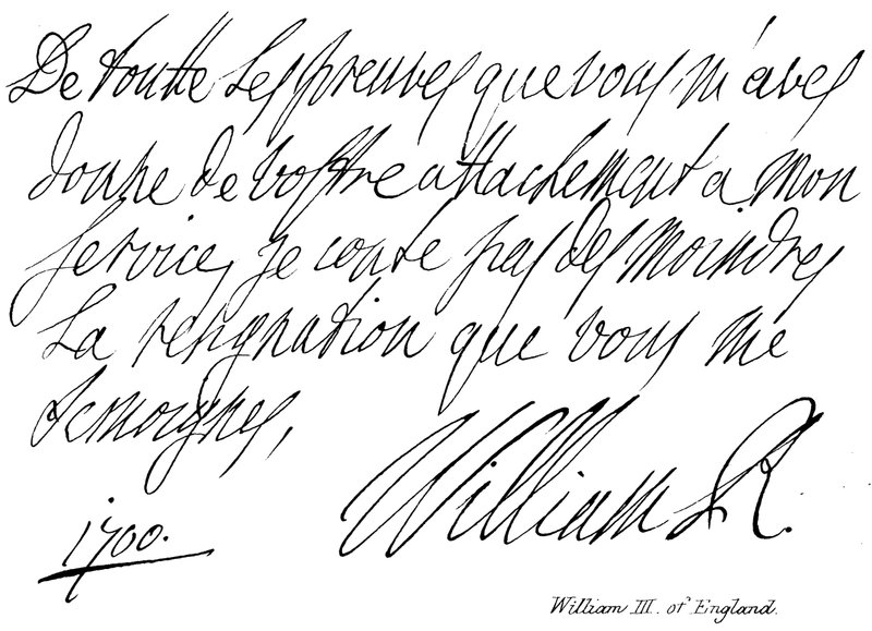 William III av England av English School