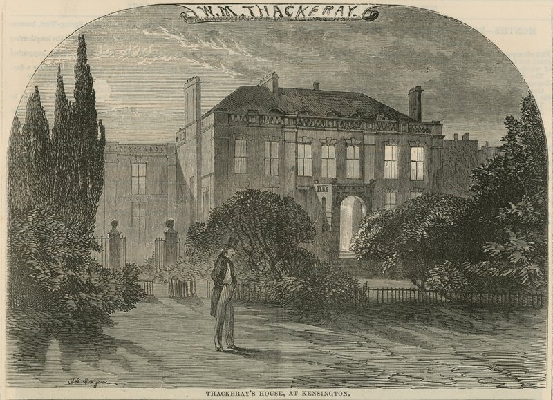 William Makepeace Thackerays hus i Kensington, London av English School
