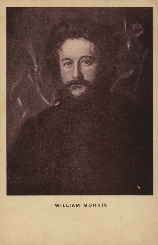 William Morris (1834–1896), engelsk tekstildesigner, kunstner og forfatter (lito) av English School