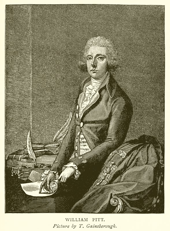 William Pitt av English School