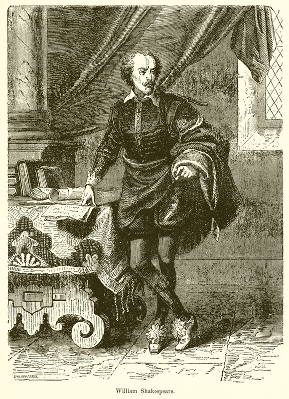 William Shakespeare av English School