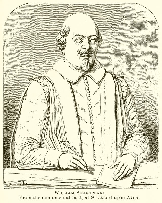 William Shakespeare av English School