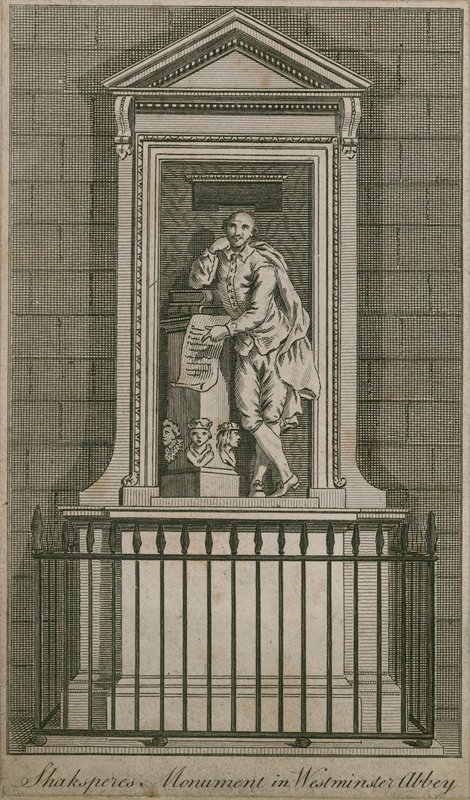William Shakespeare-monumentet av English School