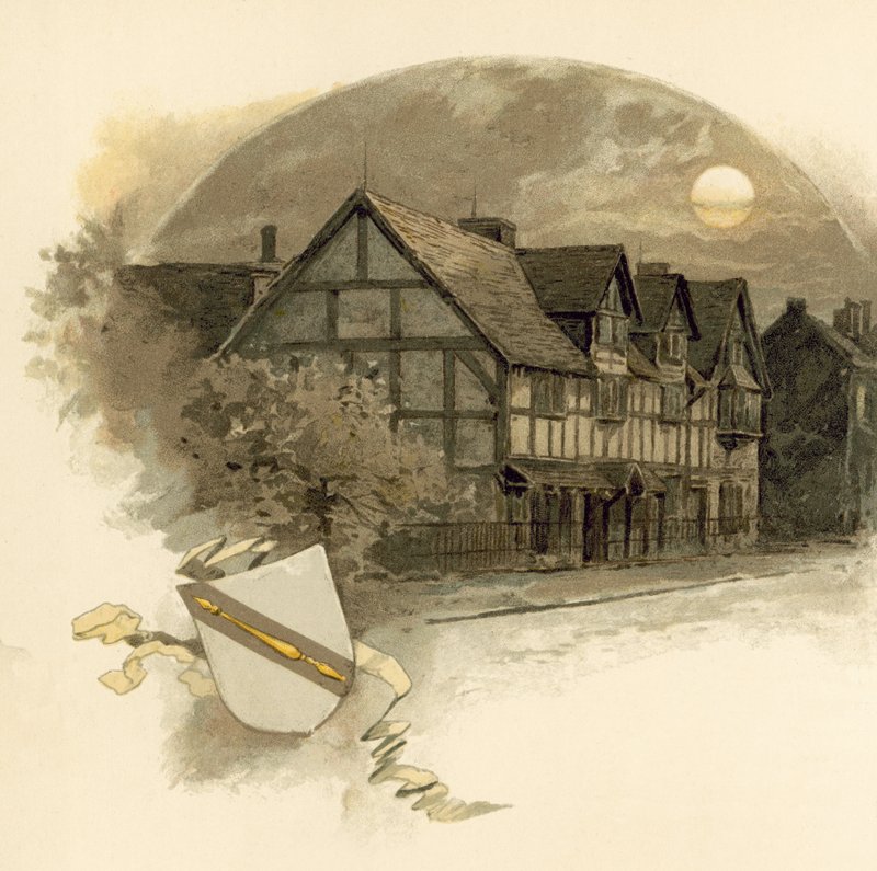 William Shakespeares fødested i Henley Street av English School