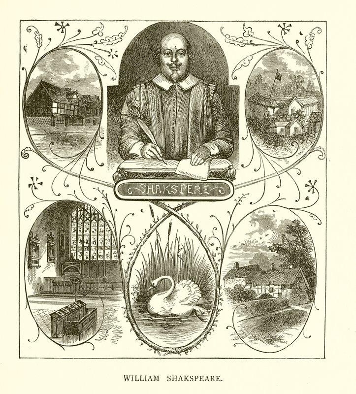 William Shakespeare av English School